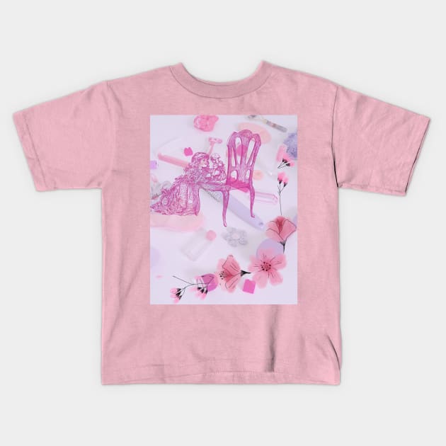 Barbie doll design Kids T-Shirt by Vinurajput